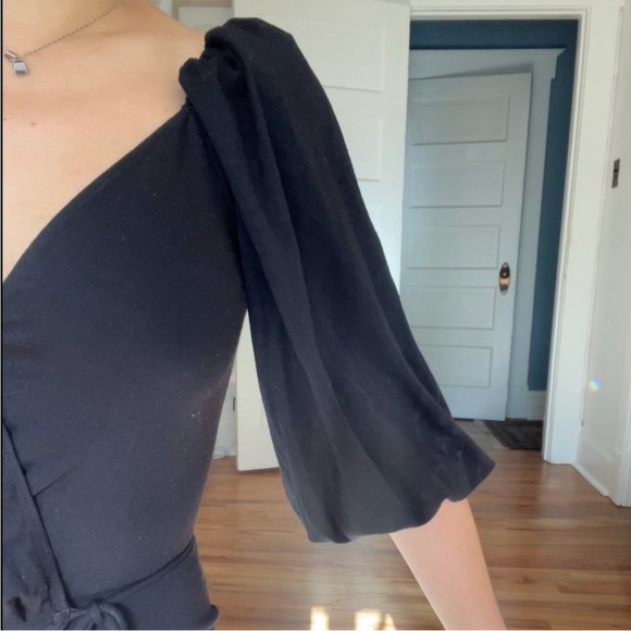 REFORMATION V-Neck Midi Length Dress - Picture 4 of 4